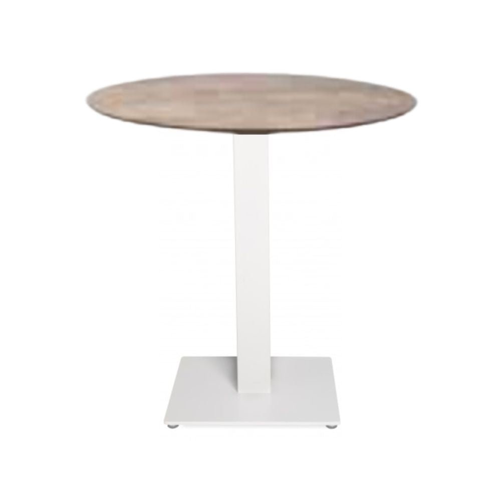 BASE Y CUBIERTA RESOL TAPIES 60 DIA DUR | Pie de Mesa con Cubierta DUR para Restaurante | 71 cm | Hierro Fundido | Interior - 05695 - Resol - NOGAL BEAT - Mesas