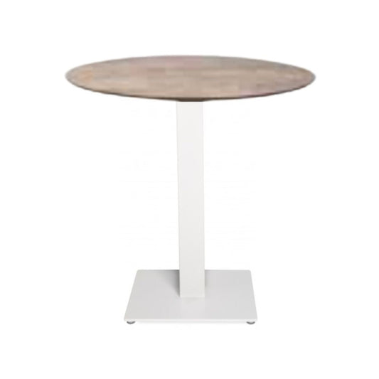 BASE Y CUBIERTA RESOL TAPIES 60 DIA DUR | Pie de Mesa con Cubierta DUR para Restaurante | 71 cm | Hierro Fundido | Interior - 05695 - Resol - NOGAL BEAT - Mesas