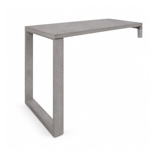 Escritorio de Oficina con 2 Patas para Montar - VERSA AXIO - Blanco/Gris - 200 × 75 cm - AO-165 - VERSA - NOGAL BEAT - Escritorio de Oficina