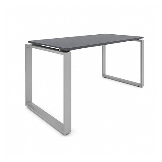 Escritorio de Oficina Configurable en Bateria - VERSA AXIO - Blanco/Gris - 140 × 75 cm - Posicion Inicial - AO-213N - VERSA - NOGAL BEAT - Escritorio de Oficina