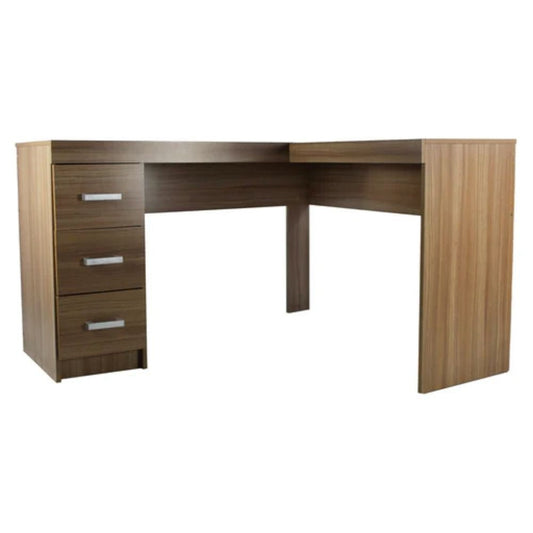 ESCRITORIO KINGSTRONG JM - 1184 FENIX 3C CONJ0360169 | Escritorio Uso de Oficina Tipo Secretarial | Amplio Espacio de Trabajo en "L" | Varios Colores | Madera | Interior - CONJ0360169 - Mundo In - NOGAL BEAT - 