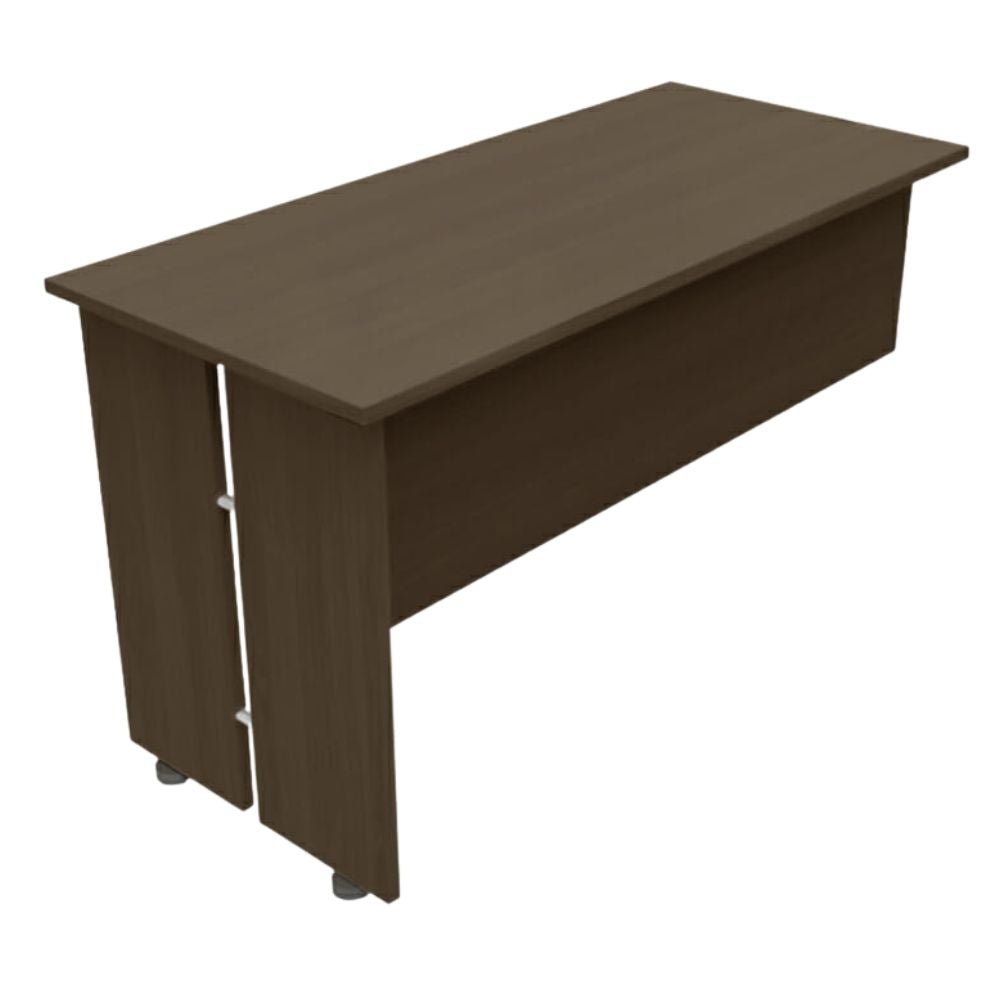 Escritorio Lateral para despacho - OFIK 268 Forzza y Klass 165 - Cubierta en Melamina - 268 - OFIK - NOGAL BEAT - Escritorio