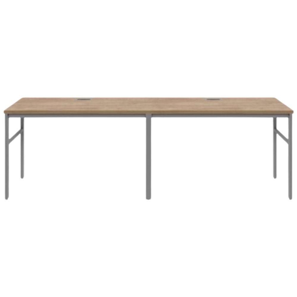 ESCRITORIO OFIK E - LINK 1063 | Escritorio Lineal 623 | Melamina | Cantos Protegidos | Regatón Nivelador | Interior - 1063 - OFIK - NOGAL BEAT - Escritorio