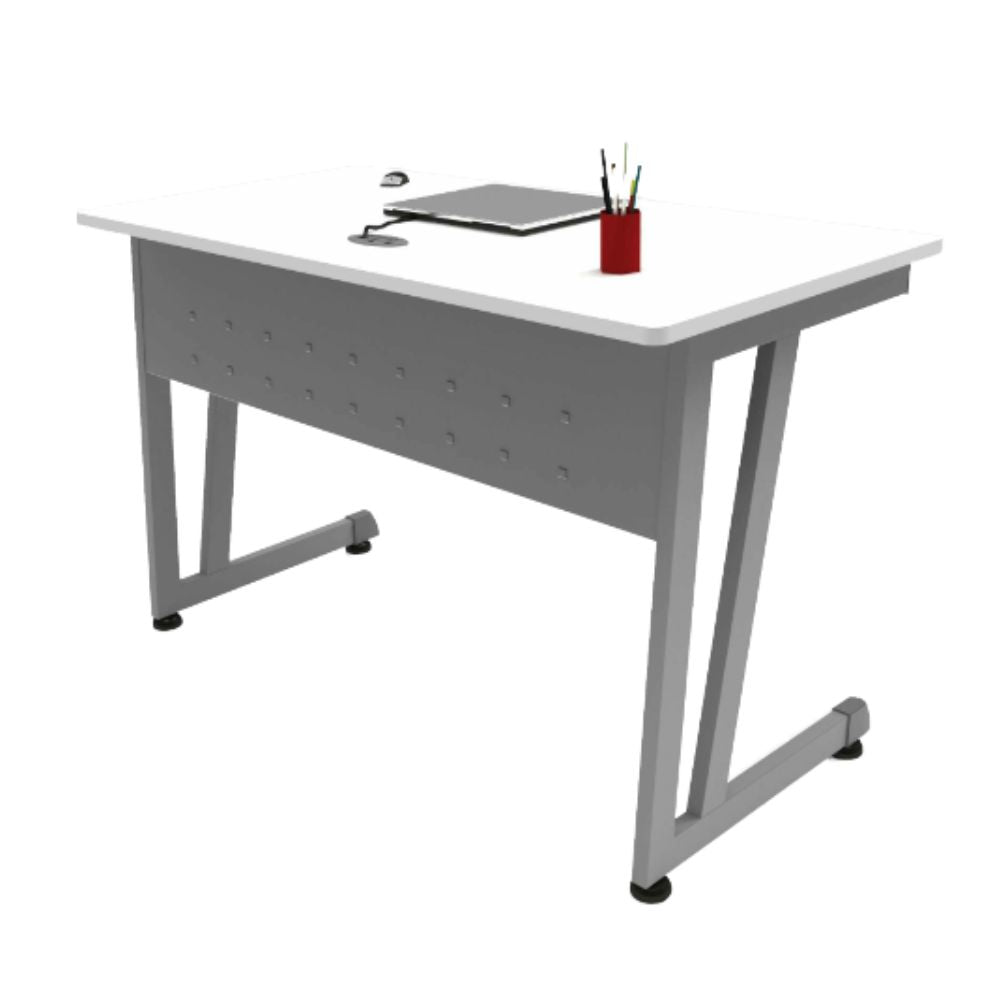 Escritorio para Consultorio - OFIK 231 - Cubierta en Melamina y Estructura en Lámina - 231 - OFIK - NOGAL BEAT - Escritorio