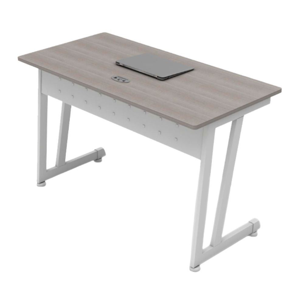 Escritorio para Consultorio - OFIK 231 - Cubierta en Melamina y Estructura en Lámina - 231 - OFIK - NOGAL BEAT - Escritorio