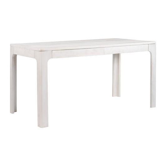 Escritorio para Coworking - ZUO SUNA - Blanco Decapado - Cubierta de Mango Macizo Decapado y Estructura de Mango Macizo - 111054 - Zuo - NOGAL BEAT - Escritorio de Oficina