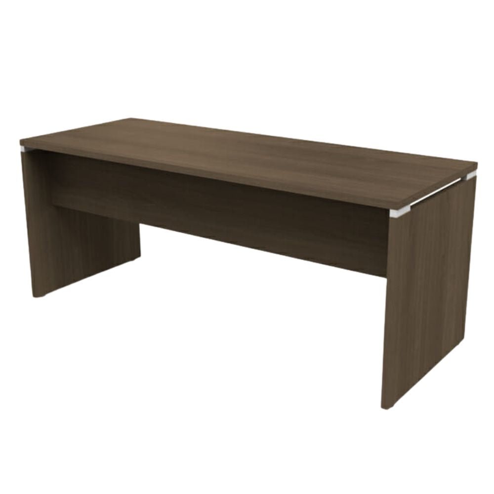 Escritorio para despacho - OFIK STARK 720 - Varios Colores - Cubierta en Melamina y Estructura en Acero - 720 - OFIK - NOGAL BEAT - Escritorio