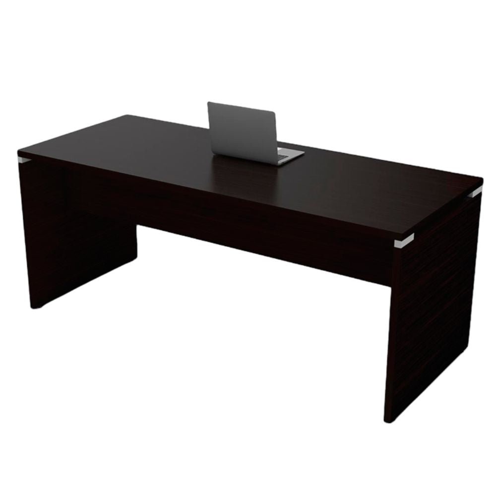 Escritorio para despacho - OFIK STARK 720 - Varios Colores - Cubierta en Melamina y Estructura en Acero - 720 - OFIK - NOGAL BEAT - Escritorio