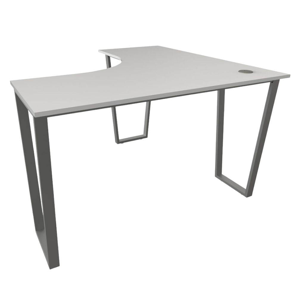 Escritorio para Escuela - OFIK VASARI 870 - Varios Colores - Cubierta en Melamina y Estructura en Acero - 870 - OFIK - NOGAL BEAT - Escritorio