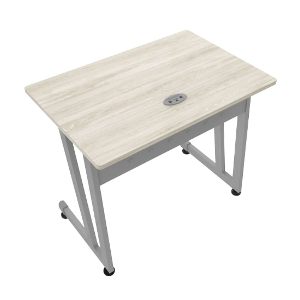 Escritorio para Hospital - OFIK 239 Piccolo 123S - Cubierta en Melamina y Estructura en Acero - 239 - OFIK - NOGAL BEAT - Escritorio