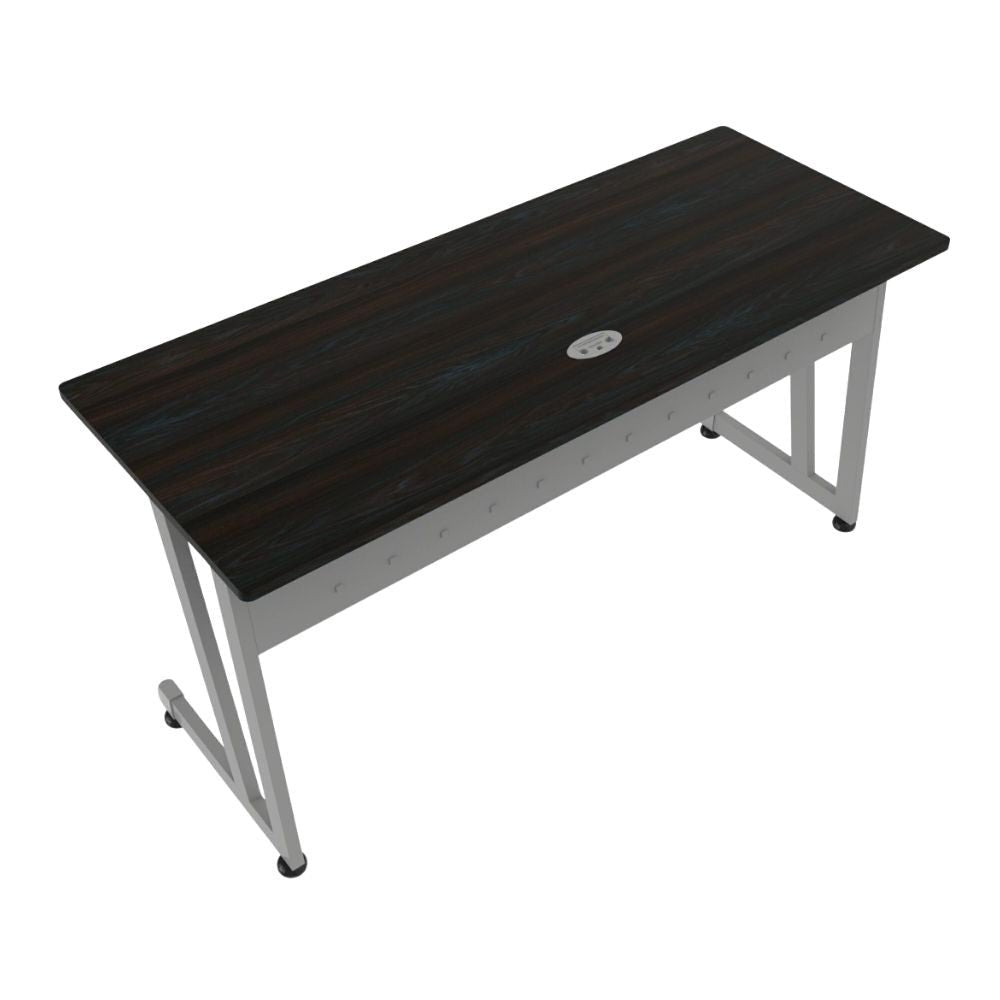 Escritorio para Instituciones - OFIK 271 Magistralle 153S - Cubierta en Melamina y Estructura en Acero - 271 - OFIK - NOGAL BEAT - Escritorio