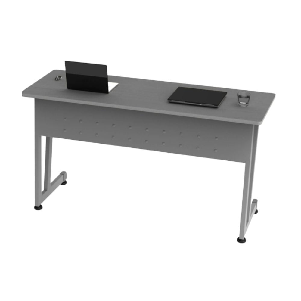 Escritorio para Oficina - OFIK 232 - Cubierta en Melamina y Estructura en Lámina - 232 - OFIK - NOGAL BEAT - Escritorio