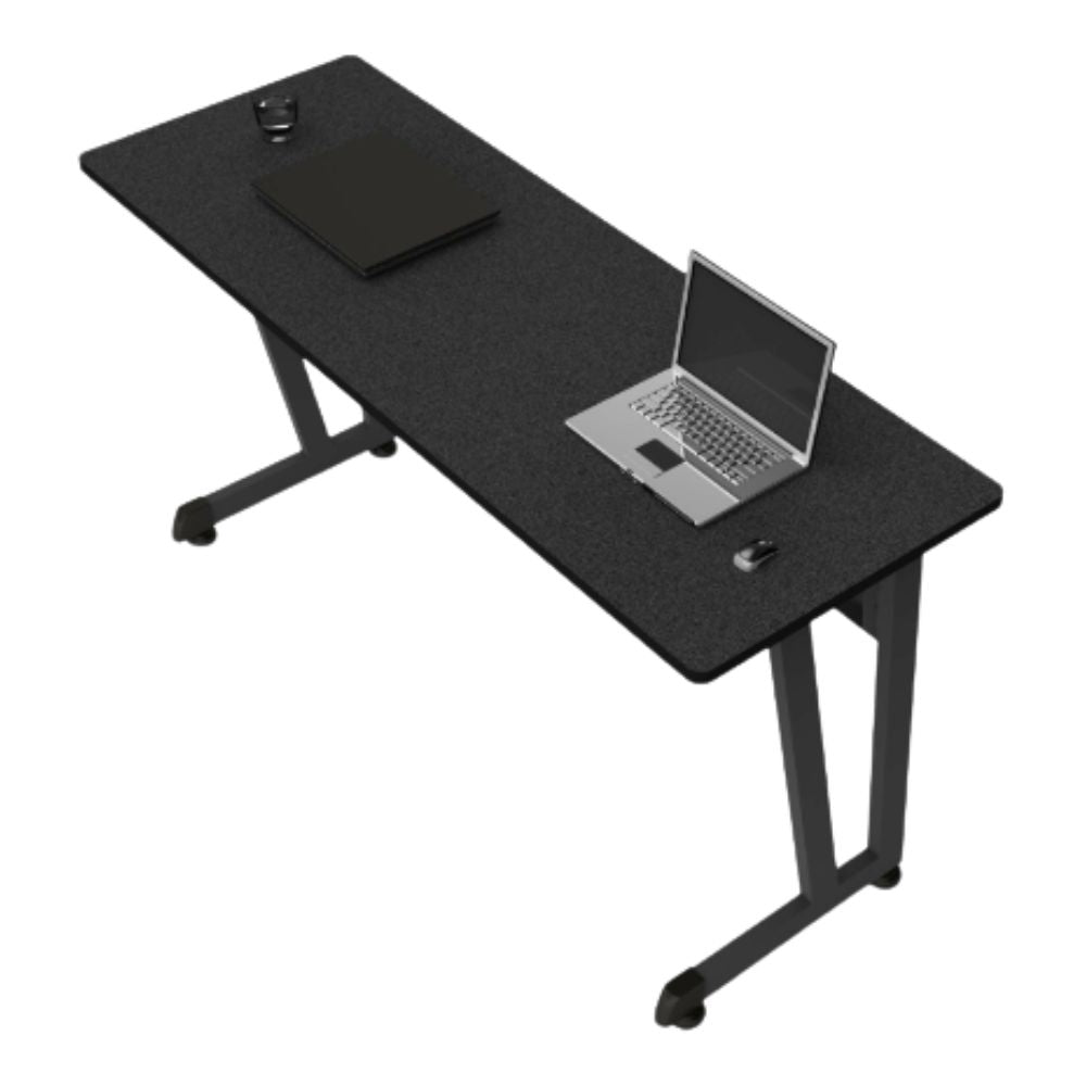 Escritorio para Oficina - OFIK 232 - Cubierta en Melamina y Estructura en Lámina - 232 - OFIK - NOGAL BEAT - Escritorio