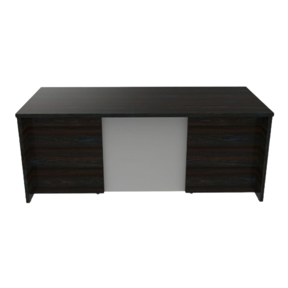 Escritorio para Oficina - OFIK 235 Forzza 145 - Varios Colores - Cubierta y Estructura en Melamina - 235 - OFIK - NOGAL BEAT - Escritorio