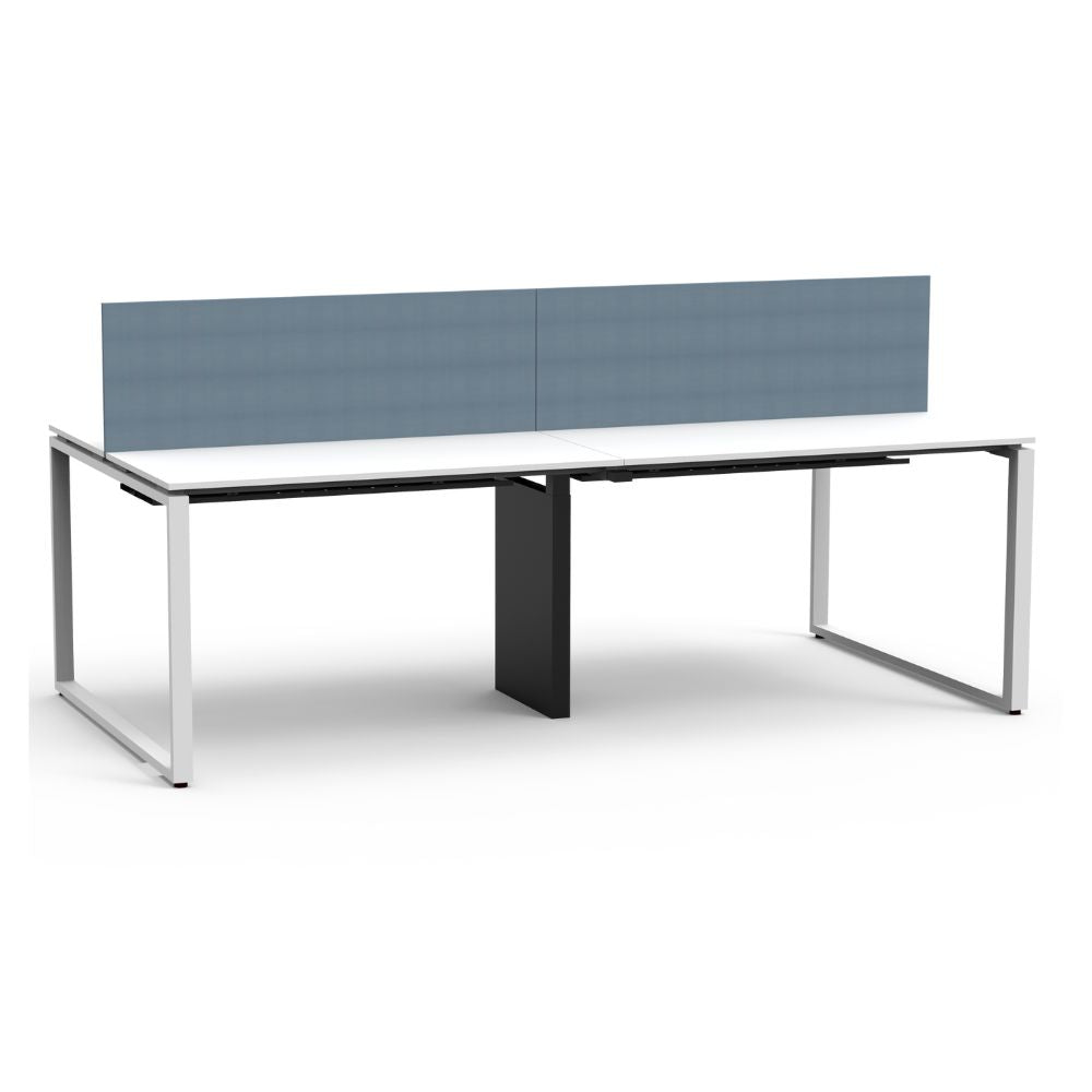ESTACION BENCH DOUBLE SIDED VITTA COLIN V-XPXDS-130 | Estación Bench Double Sided | 1.30 X 0.60 X 0.75 | Acero Melamina | Variedad de Capacidades | Interior - V-2PXDS-130 - Colin - NOGAL BEAT - Estación, Ambientada