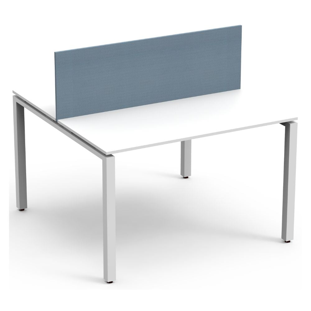 ESTACION DOUBLE SIDED BENCHING SLIM PALETTE COLIN SPBDS | Estación Double Benching | Acero Melamina | Variedad de medidas | Interior - SPBDS-120 - Colin - NOGAL BEAT - Estación, Ambientada