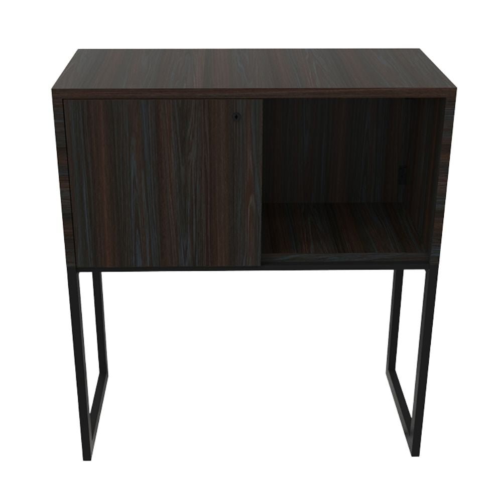 Librero para Clínica - OFIK URBAN 889 - Varios Colores - Cubierta en Melamina y Estructura en Acero - 891 - Ofik - NOGAL BEAT - Librero