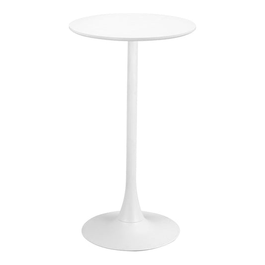 Mesa Alta para Barra de Cafetería - ZUO AURAY - Varios Colores - Cubierta de MDF Símil Madera y Estructura de Acero con Recubrimiento en Polvo - 109828 - Zuo - NOGAL BEAT - Mesa Comercial Interior