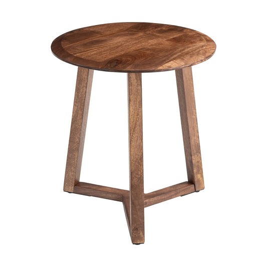 Mesa Auxiliar para Coworking - ZUO MACARIA - Nogal - Estructura y Cubierta en Mango Macizo - 111168 - Zuo - NOGAL BEAT - Mesa Comercial Interior