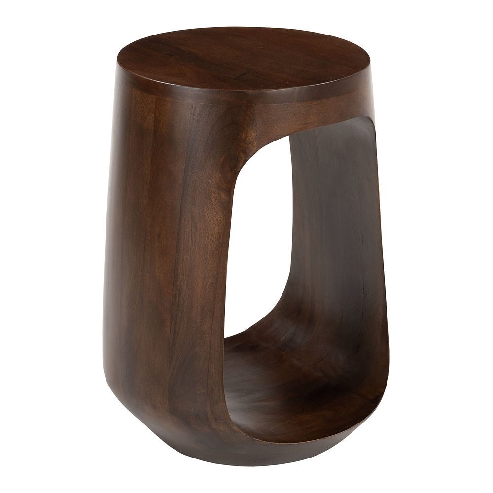 Mesa Auxiliar para Lobby de Hotel - ZUO OKNO - Nogal - Estructura y Cubierta en Madera de Mango - 110242 - Zuo - NOGAL BEAT - Mesa Comercial Interior