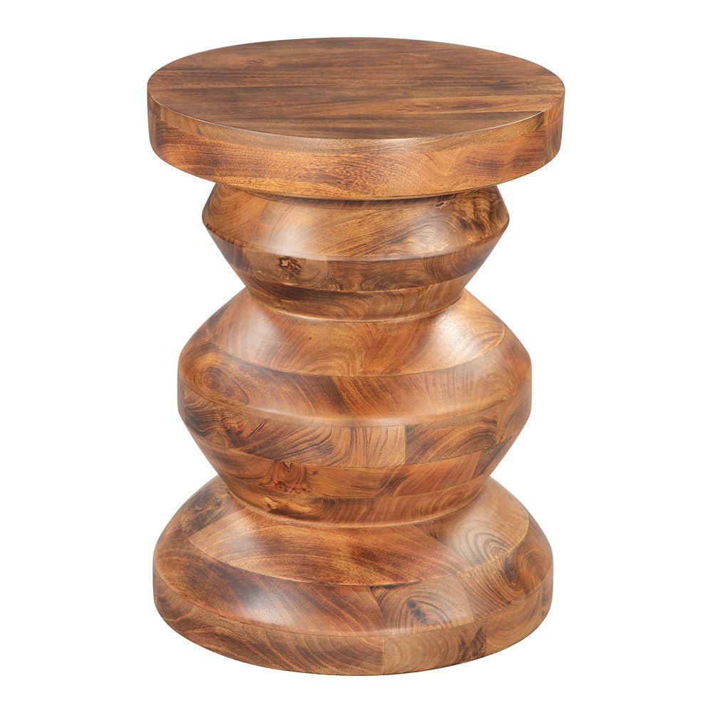 Mesa Auxiliar para Recepción - ZUO KERALA - Nogal - Estructura y Cubierta en Madera de Mango - 109772 - Zuo - NOGAL BEAT - Mesa Comercial Interior
