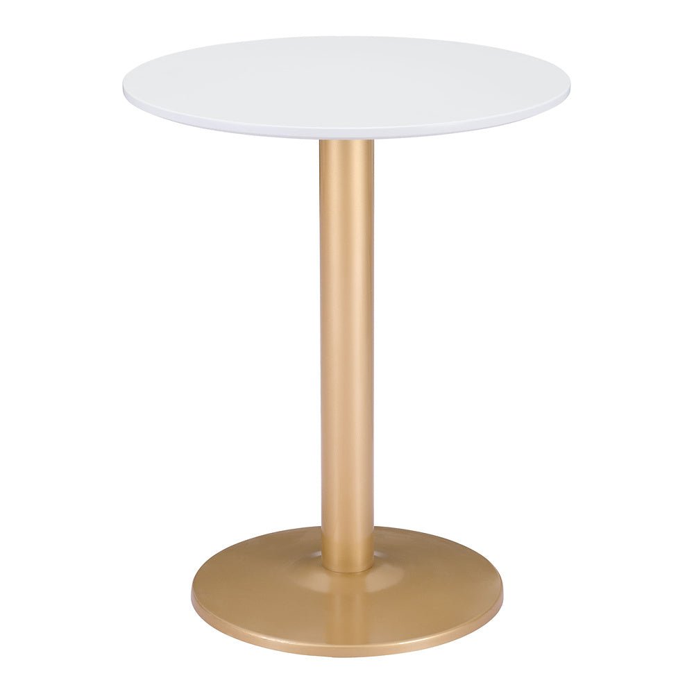 Mesa Bistró para Hotel - ZUO ALTO 60x60 101570 - Varios Colores - Cubierta de MDF Pintado y Estructura de Acero con Recubrimiento en Polvo - 101570 - Zuo - NOGAL BEAT - Mesa Comercial Interior