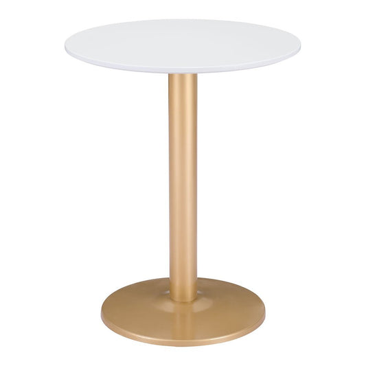 Mesa Bistró para Hotel - ZUO ALTO 60x60 101570 - Varios Colores - Cubierta de MDF Pintado y Estructura de Acero con Recubrimiento en Polvo - 101570 - Zuo - NOGAL BEAT - Mesa Comercial Interior