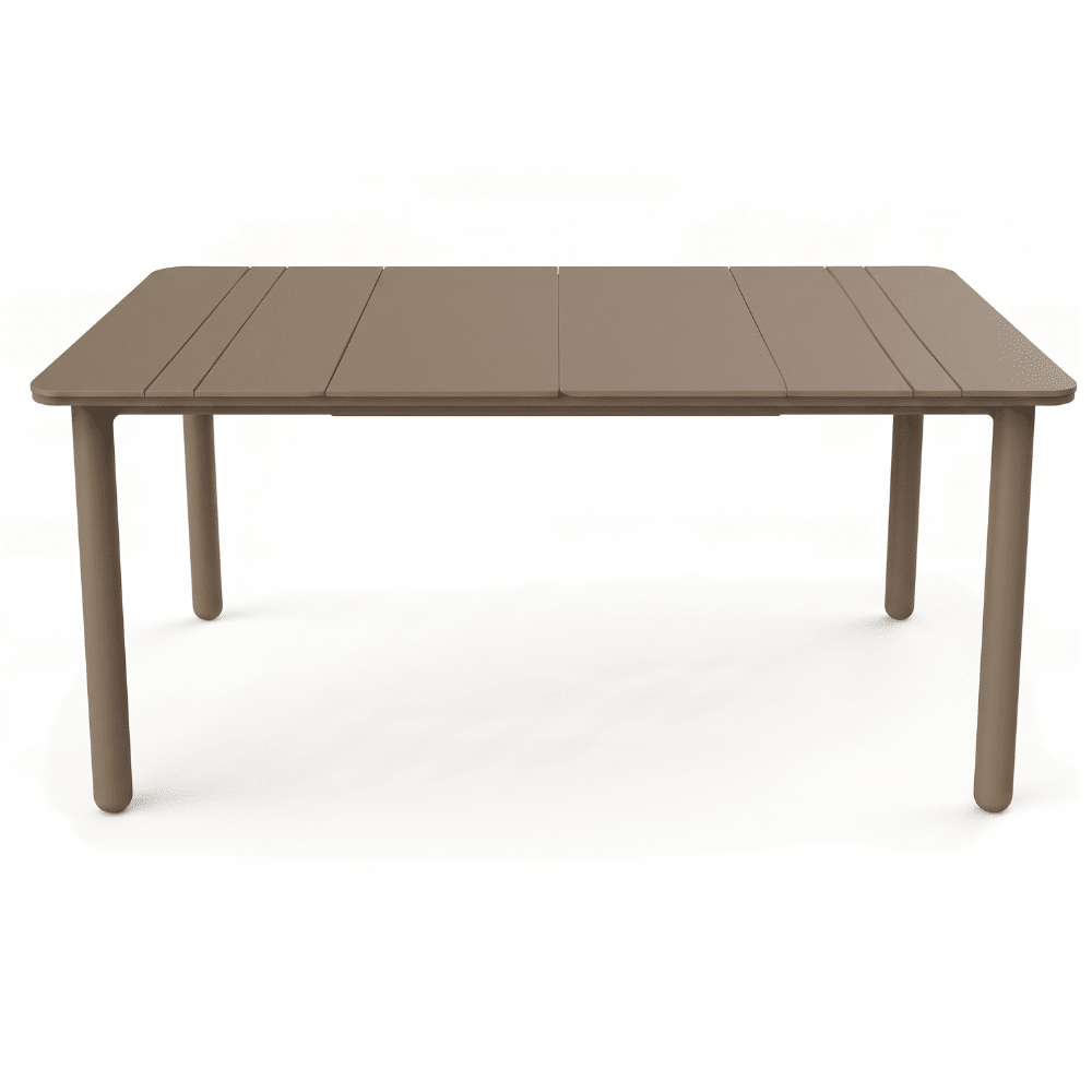 Mesa Comercial al Aire Libre 160 x 90 - RESOL SOLID 160 X 90 - Varios Colores - 4 Puntas y Protección UV - 04174 - Resol - NOGAL BEAT - Mesas