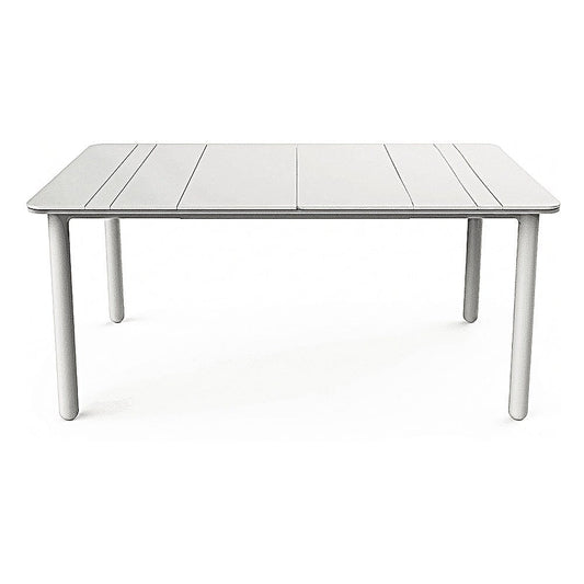Mesa Comercial al Aire Libre 160 x 90 - RESOL SOLID 160 X 90 - Varios Colores - 4 Puntas y Protección UV - 04172 - Resol - NOGAL BEAT - Mesa de Terraza