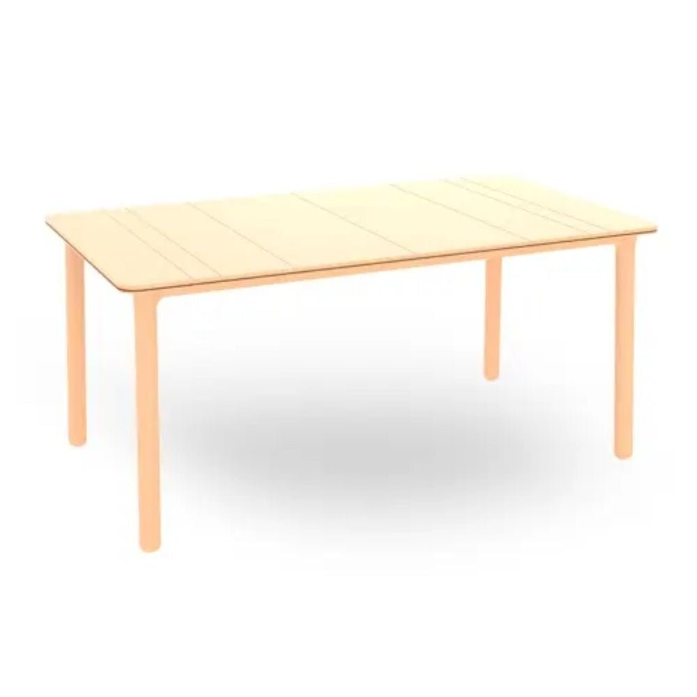 Mesa Comercial al Aire Libre Reciclado - RESOL SOLID RECYCLED 160 X 90 - Varios Colores - 4 Puntas y Protección UV - 06402 - Resol - NOGAL BEAT - Mesas