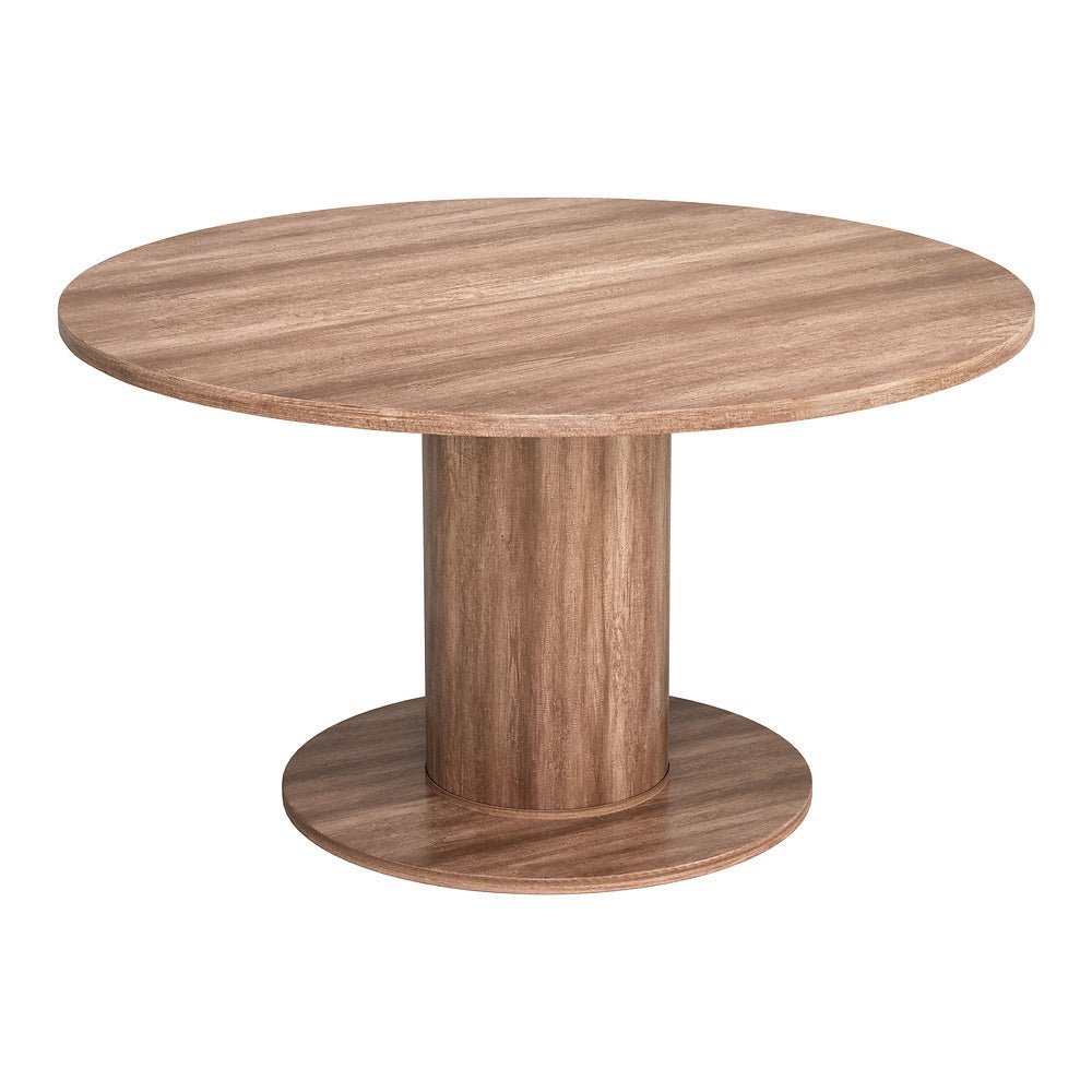 Mesa Comercial para Bistró - ZUO VAULT - Café - Cubierta de MDF Símil Madera y Estructura de MDF - 110413 - Zuo - NOGAL BEAT - Mesa Comercial Interior