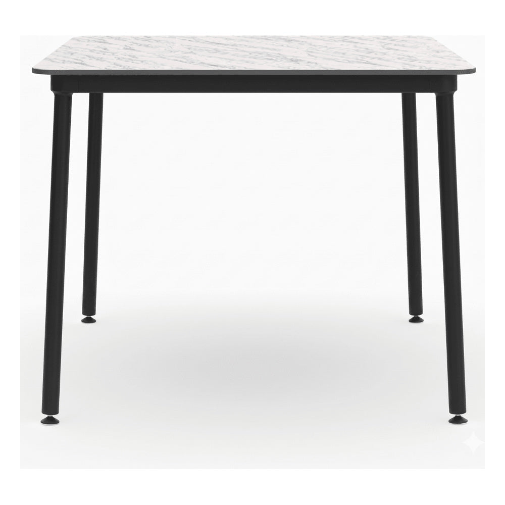 Mesa Comercial para Restaurantes - RESOL HUB 80x80 - Varios Colores - Estructura de Aluminio Lacado - 06331 - Resol - NOGAL BEAT - Mesa Comercial Interior