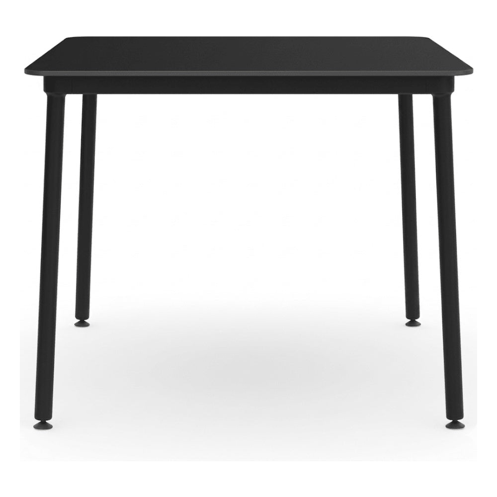 Mesa Comercial para Restaurantes - RESOL HUB 80x80 - Varios Colores - Estructura de Aluminio Lacado - 06327 - Resol - NOGAL BEAT - Mesa Comercial Interior