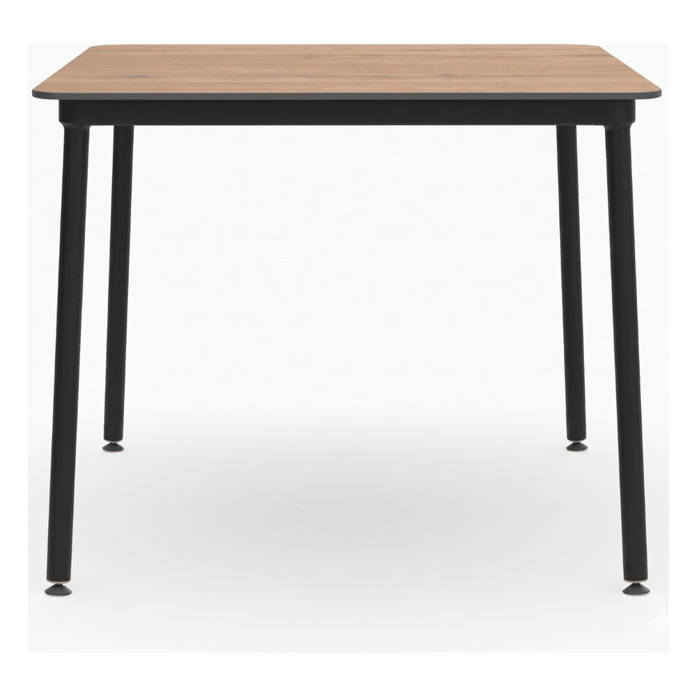 Mesa Comercial para Restaurantes - RESOL HUB 80x80 - Varios Colores - Estructura de Aluminio Lacado - 06329 - Resol - NOGAL BEAT - Mesa Comercial Interior