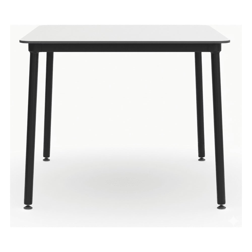 Mesa Comercial para Restaurantes - RESOL HUB 80x80 - Varios Colores - Estructura de Aluminio Lacado - 06328 - Resol - NOGAL BEAT - Mesa Comercial Interior