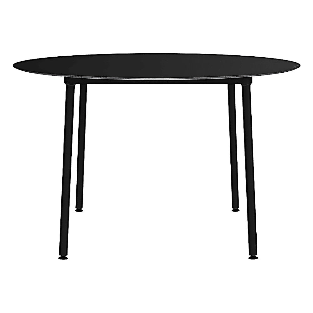 Mesa Comercial para Restaurantes - RESOL HUB Ø120 - Varios Colores - Estructura de Aluminio Lacado - 06644 - Resol - NOGAL BEAT - Mesa Comercial Interior
