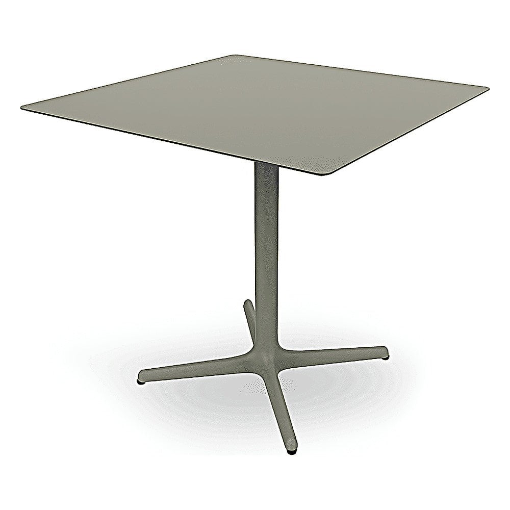 Mesa Comercial para Restaurantes - RESOL TOLEDO 80x80 - Varios Colores - Estructura de Aluminio - 06612 - Resol - NOGAL BEAT - Mesa Comercial Interior