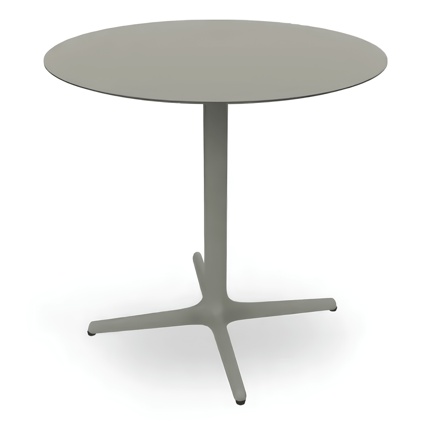 Mesa Comercial - RESOL TOLEDO Ø80 - Varios Colores - Estructura de Aluminio Pintado y Sobre en HPL - 06571 - Resol - NOGAL BEAT - Mesas