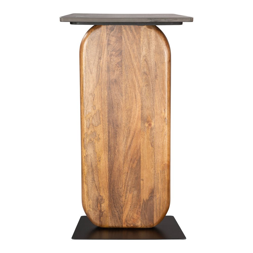 Mesa Consola para Habitación de Hotel - ZUO PEMBA - Multicolor - Cubierta de Mármol Natural y Estructura de Hierro con Recubrimiento en Polvo - 109770 - Zuo - NOGAL BEAT - Mesa Comercial Interior
