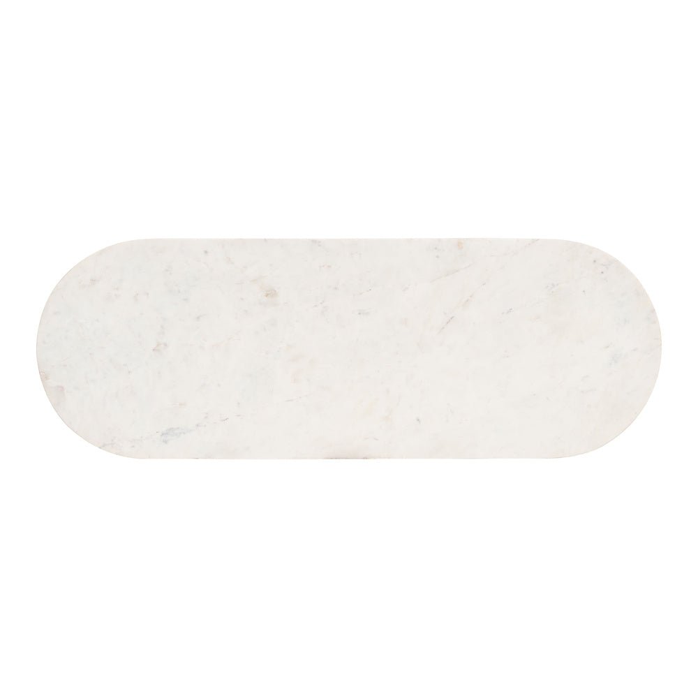 Mesa Consola para Lobby de Hotel - ZUO IZOLA - Varios Colores - Cubierta de Mármol Natural y Estructura de MDF - 110230 - Zuo - NOGAL BEAT - Mesa Comercial Interior