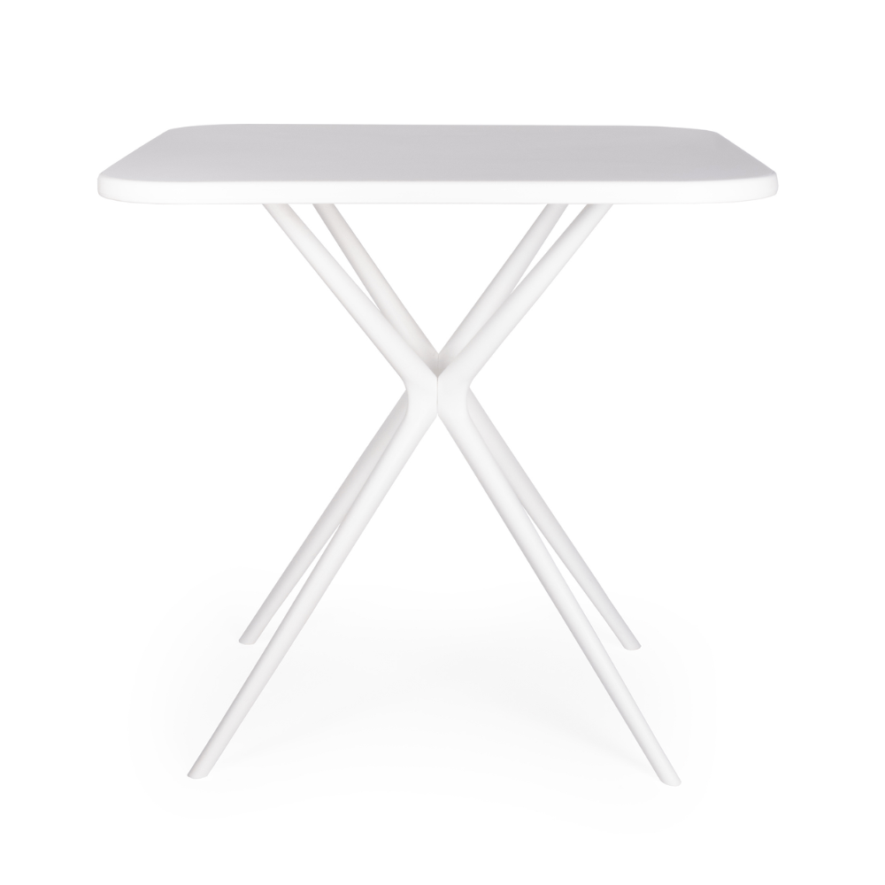 Mesa Cuadrada para Restaurante Resistente a Rayos UV - OFFIHO TONNATI OHM - 16 - Varios Colores - para Ambiente Salino - OHM - 16 - OFFIHO - NOGAL BEAT - Mesas