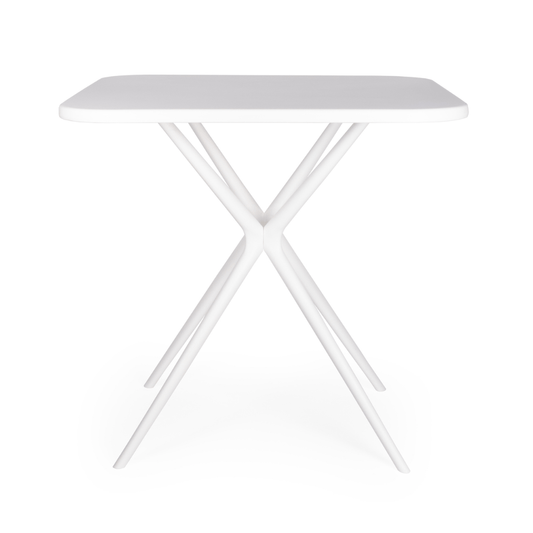 Mesa Cuadrada para Restaurante Resistente a Rayos UV - OFFIHO TONNATI OHM - 16 - Varios Colores - para Ambiente Salino - OHM - 16 - OFFIHO - NOGAL BEAT - Mesas