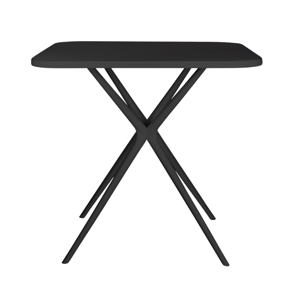 Mesa Cuadrada para Restaurante Resistente a Rayos UV - OFFIHO TONNATI OHM - 16 - Varios Colores - para Ambiente Salino - OHM - 16 - OFFIHO - NOGAL BEAT - Mesas