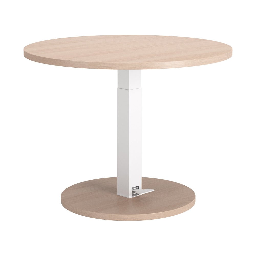 Mesa de Comedor para Bistró - ZUO HAWLEY - Varios Colores - Cubierta de Chapa de Madera Madera de Ingeniería y Estructura de Acero con Recubrimiento en Polvo - 111131 - Zuo - NOGAL BEAT - Mesa Comercial Interior