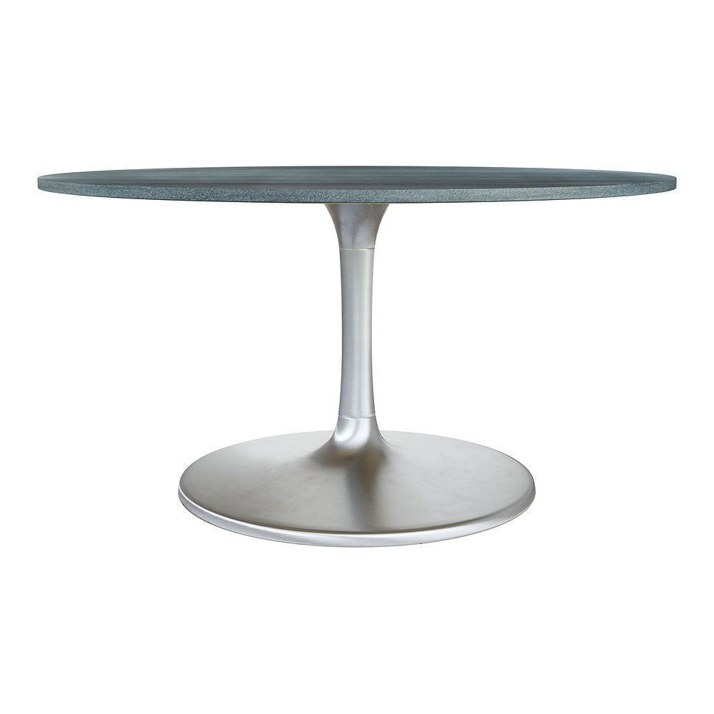 Mesa de Comedor para Cafetería - ZUO METROPOLIS - Varios Colores - Cubierta de Mármol Natural y Estructura de Hierro - 109451 - Zuo - NOGAL BEAT - Mesa Comercial Interior