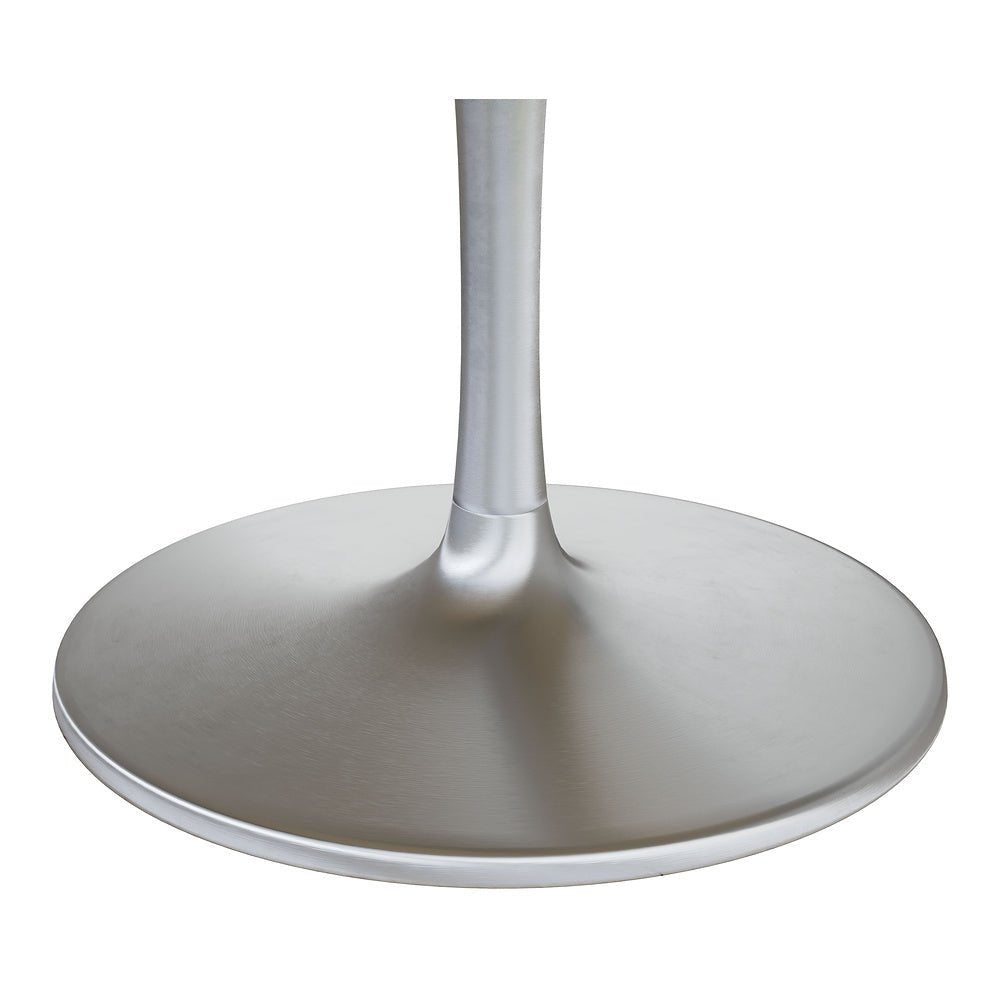 Mesa de Comedor para Cafetería - ZUO METROPOLIS - Varios Colores - Cubierta de Mármol Natural y Estructura de Hierro - 109451 - Zuo - NOGAL BEAT - Mesa Comercial Interior