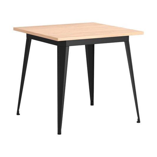 Mesa de Comedor para Desayunador - ZUO ELOWEN - Natural - Cubierta de MDF Símil Madera y Estructura de Acero con Recubrimiento en Polvo - 111101 - Zuo - NOGAL BEAT - Mesa Comercial Interior