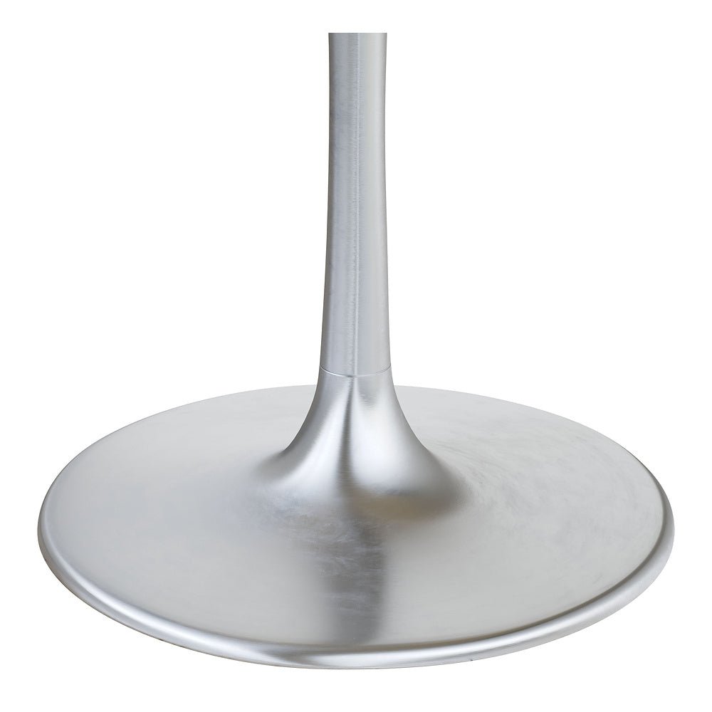 Mesa de Comedor para Food Court - ZUO METROPOLIS - Varios Colores - Cubierta de Mármol Natural y Estructura de Hierro - 109445 - Zuo - NOGAL BEAT - Mesa Comercial Interior