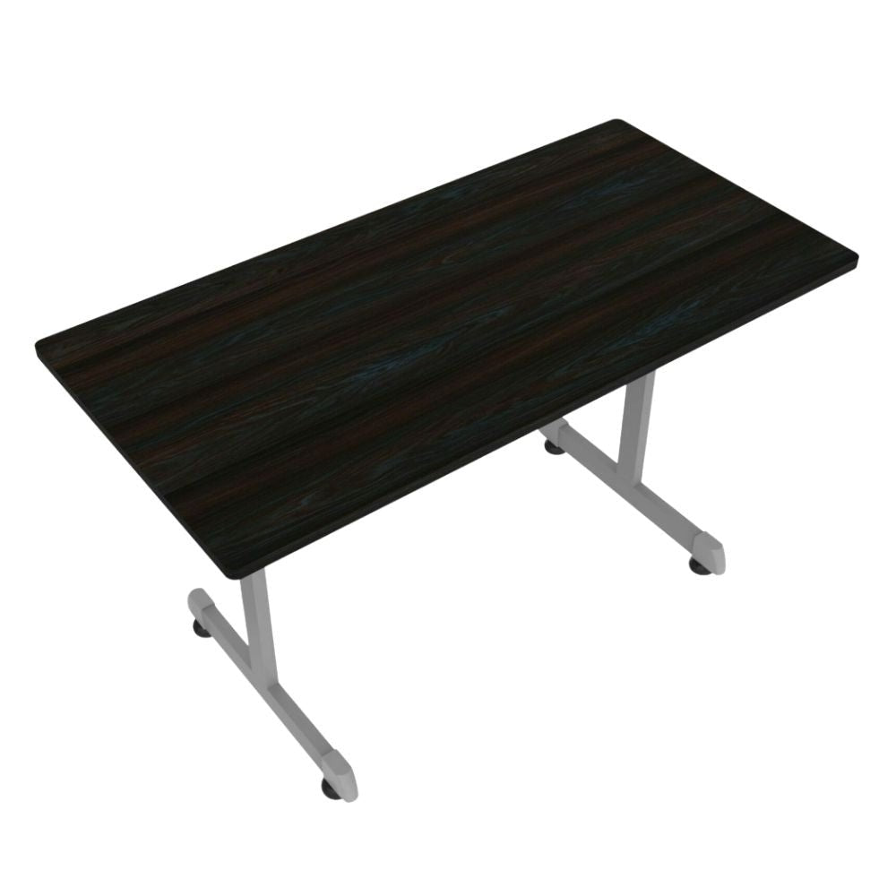 Mesa de Trabajo para Oficina - OFIK 255 - Varios Colores - Cubierta en Melamina y Estructura en Acero - 255 - OFIK - NOGAL BEAT - Escritorio