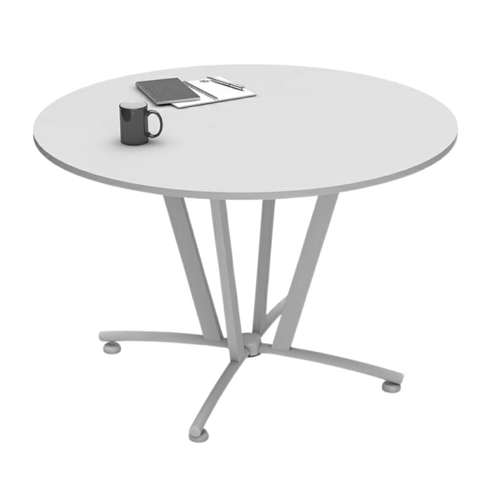 Mesa de Trabajo para Oficina - OFIK 272 Napoles 719 - Cubierta en Melamina y Estructura en Acero - 272 - OFIK - NOGAL BEAT - Escritorio